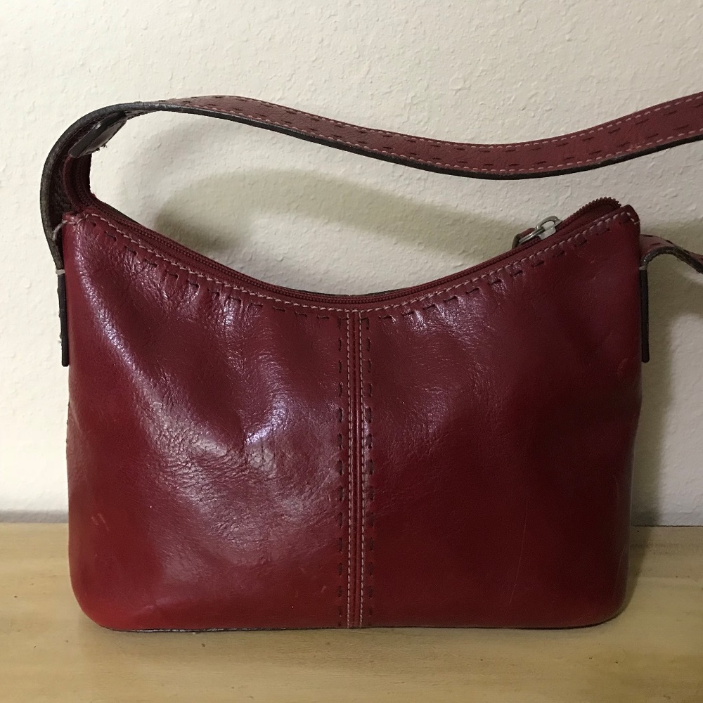 Fossil Red Leather Purse